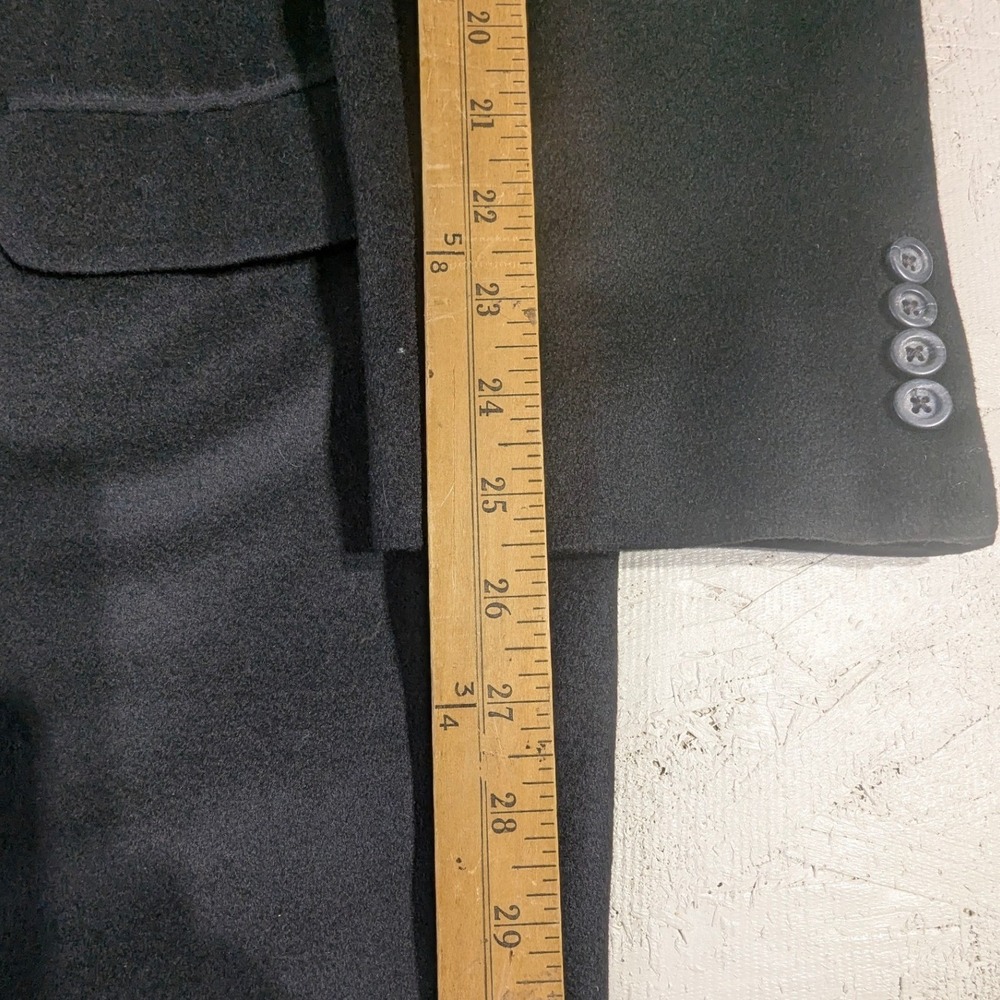 H. Freeman & Son Black Wool Two Button Blazer Custom Made USA - Picture 5 of 16